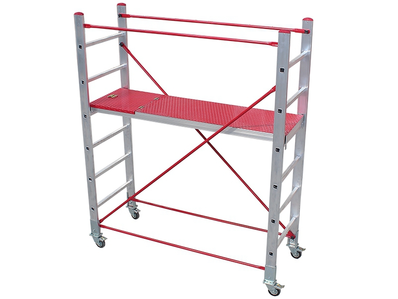 2 METER TELESCOPIC SCAFFOLDING LADDER (WITH WORKING PLATFORM)