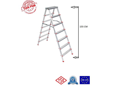 7+7 STEP DOUBLE-WAY LADDER