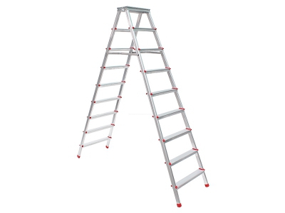 9+9 STEP DOUBLE-WAY LADDER