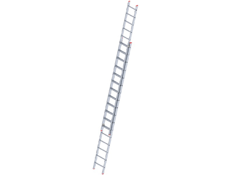 TWO STAGE SLIDING 17 STEP LADDER