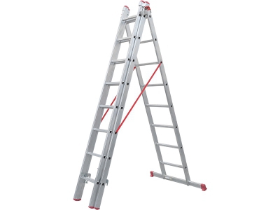 NARVON 3X2.5 TOTAL 7.5 METERS INDUSTRIAL LADDER