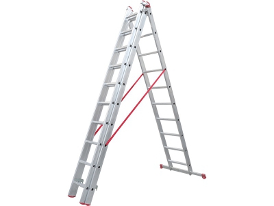 NARVON 3X3 TOTAL 9 METERS INDUSTRIAL LADDER