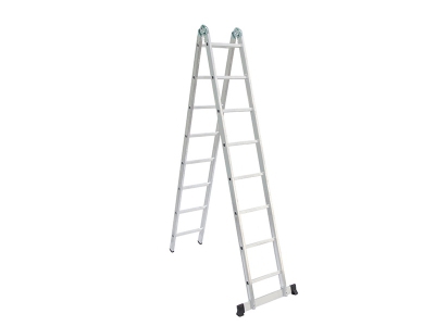 SINGLE STAGE MULTI-PURPOSE 8+8 STEP LADDER